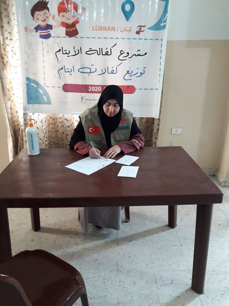 الانتهاء من توزيع كفالات الايتام في فلسطين و سوريا و لبنان