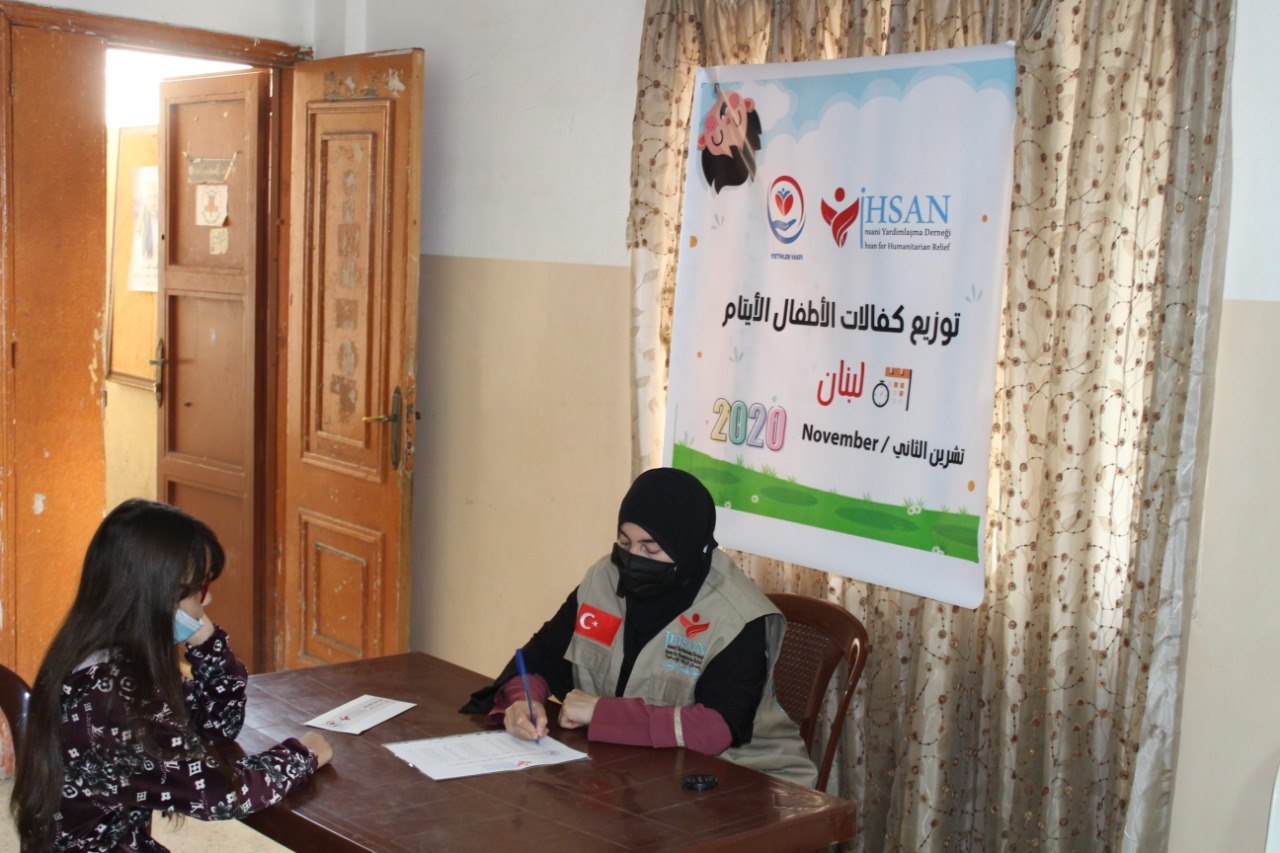 توزيع كفالات الأيتام في فلسطين وسوريا ولبنان