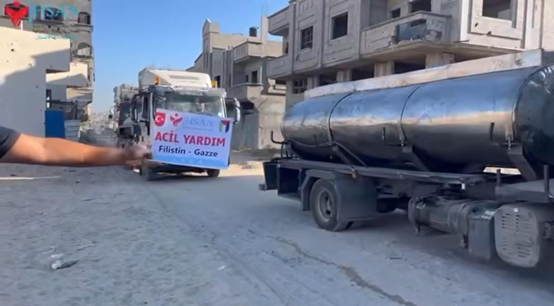 غزة ،إحسان_للإغاثة ،سقيا_لماء ،معا_لخدمة_الإنسان