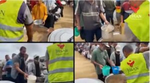 إحسان للإغاثة الإنسانية تواصل تقديم الوجبات الساخنة جنوب قطاع غزة