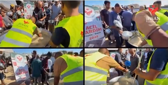 مؤسسة إحسان الإغاثة الإنسانية تواصل عطائها في جنوب قطاع غزة