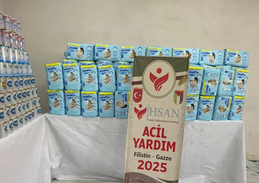 تأمين حليب وفوط الأطفال للعائلات الأشد عوزاً شمال قطاع غزة