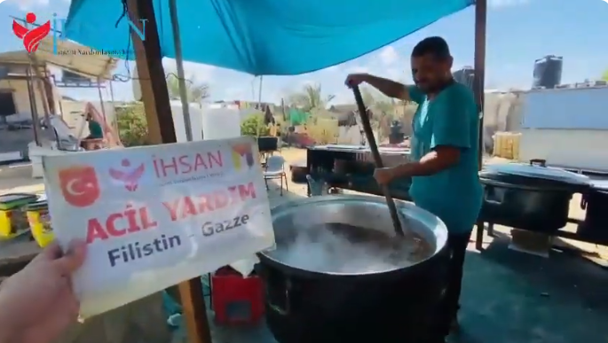 تكية إحسان للإغاثة في 21 سبتمبر 2024 في جنوب قطاع غزة المحاصر