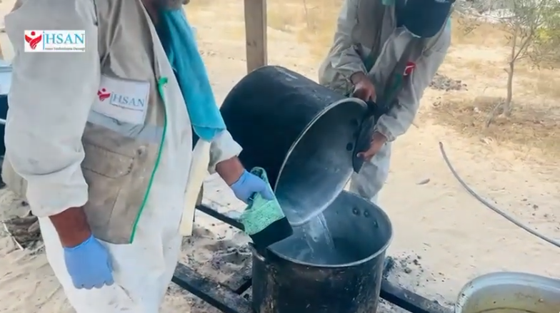 توزيع وجبات ساخنة في مدينة خان يونس 23-6-2024