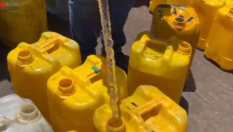 توزيع مياه الشرب النقية للنازحين والمتضررين شمال قطاع غزة