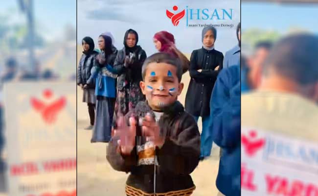 يوم ترفيهي لأطفال غزة أقامته مؤسسة إحسان للإغاثة الإنسانية