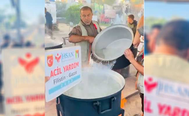 تقديم وجبات الطعام الساخنة بشكل يومي في قطاع غزة