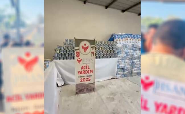 تقديم الحليب وفوط الأطفال لعدد من العائلات النازحة شمال قطاع غزة