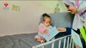 إحسان للإغاثة الإنسانية تقدّم مساعدات نقدية للأطفال والمواليد الجدد في مستشفى ناصر الطبي بخانيونس